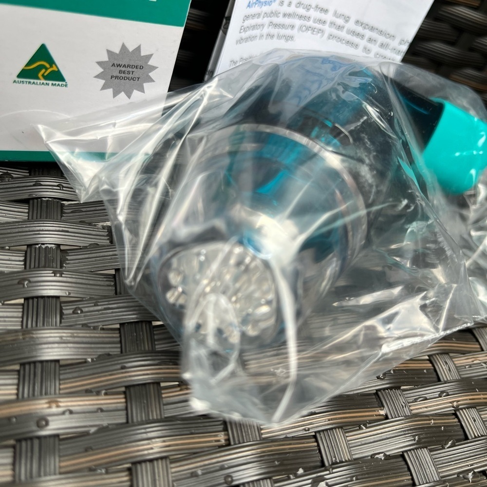 New sealed AirPhysio Health and Wellness Breathing device no box - Picture 2 of 8